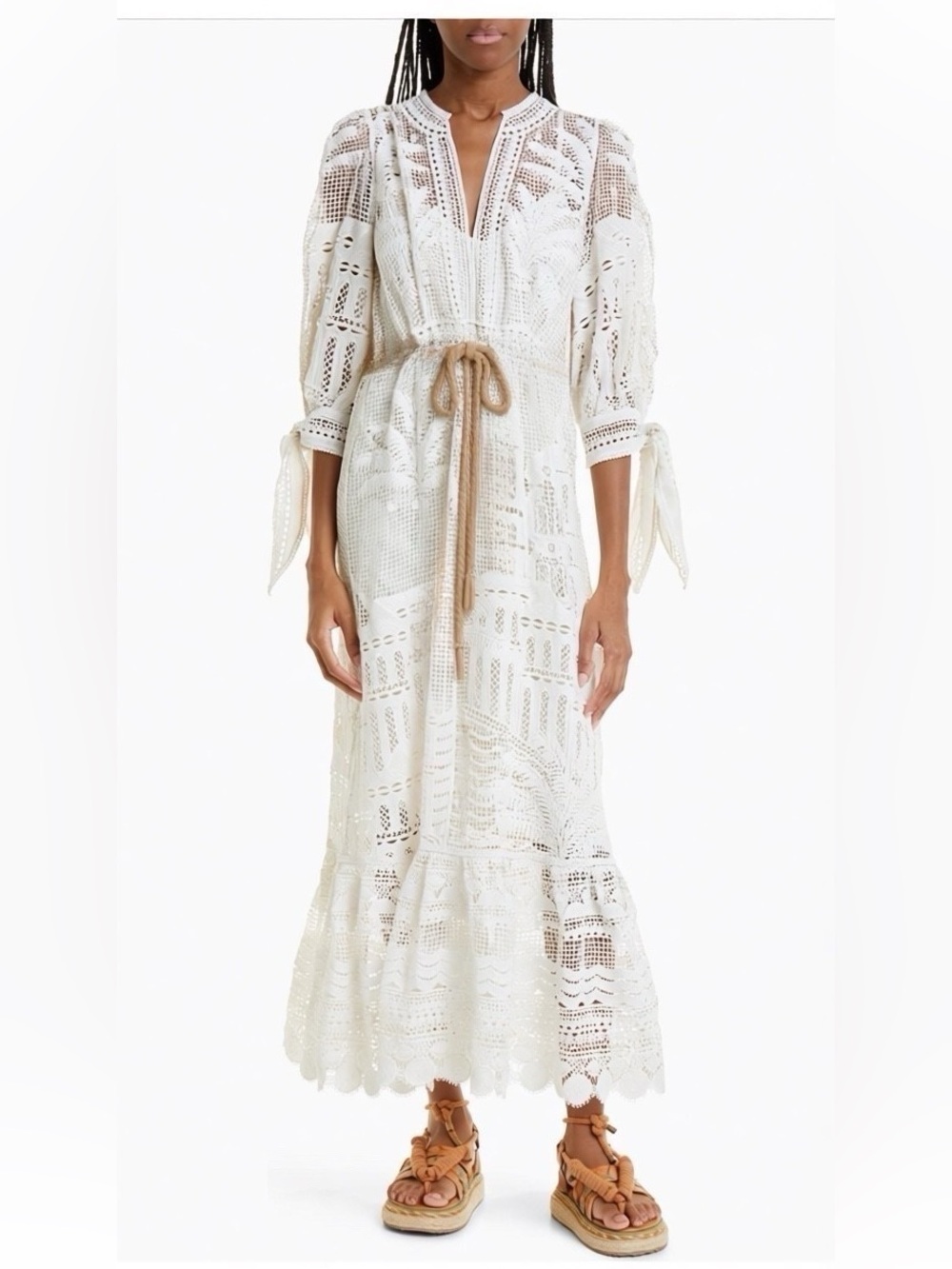 FARM Rio Morada Boa

Guipure Lace Maxi cover-up